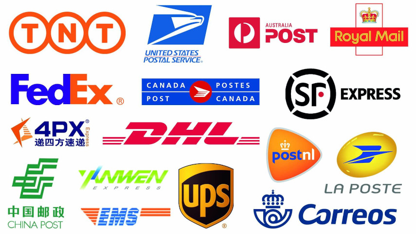 carriers TNT USPS Australia Post Royal Mail FedEx Canada Post SF Express 4px DHL postnl la poste China post YANWEN EMS UPS correos Deutsche Post supported by PayPal Tracking Autopilot for Shopify